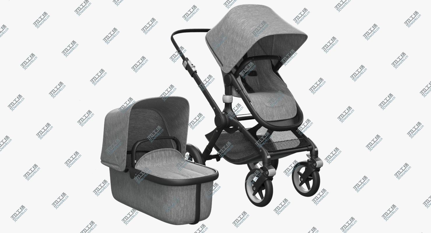 images/goods_img/202105074/Bugaboo Fox Pram and Bassinet 3D model/2.jpg